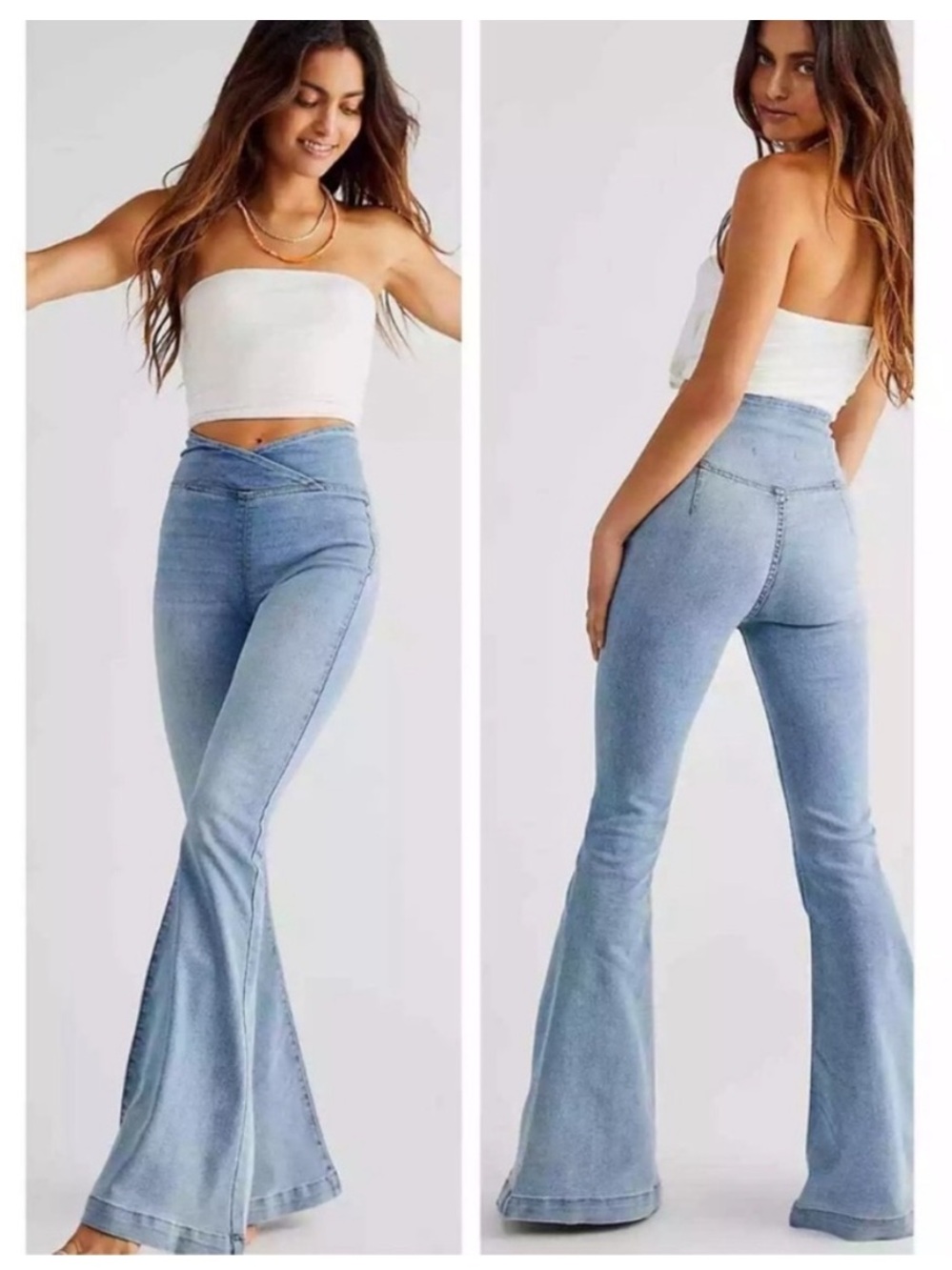 BOGO! Free People Venice Beach High Rise Flare Jeans Size 29